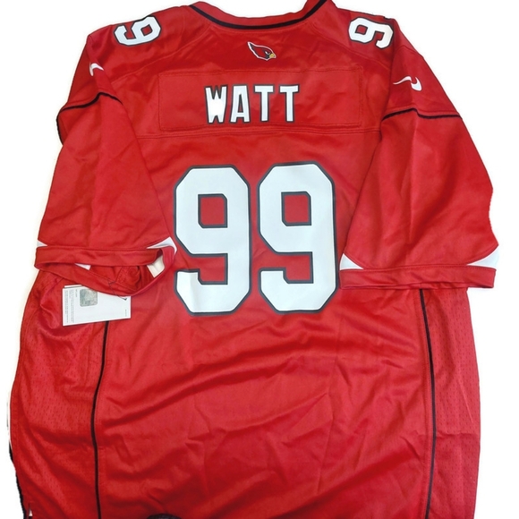Nike Arizona Cardinals Jersey Mens Size XXL J.J. Watt #99 On Field Red - Picture 9 of 11